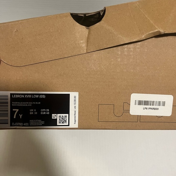 Size 7 Men’s Nike LeBron 18 Low x Space Jam Wile E. x Roadrunner 2021 - Picture 5 of 5